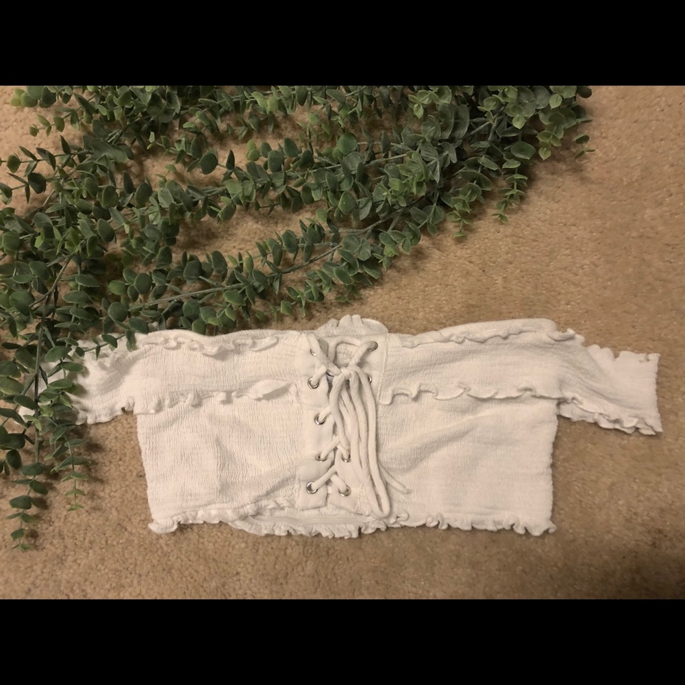 Front tie crop top!